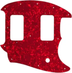 MGAS-1328R WD MUSIC Pickguard Fender American Mustang Pearl