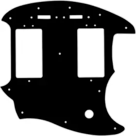 MGPS-1303R WD MUSIC Pickguard Fender Pawn Mustang