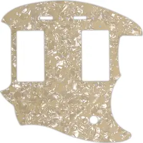 MGPS-1328C WD MUSIC Pickguard Fender Pawn Mustang Cream Pearl