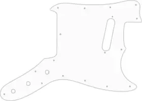 MM-7604R WD MUSIC Pickguard Fender Musicmaster