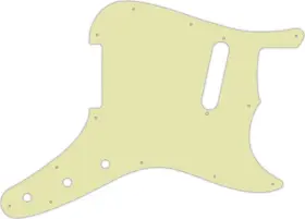 MM-834 WD MUSIC Pickguard Fender Musicmaster Ply