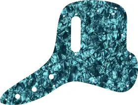 MMB-6028AQ WD MUSIC Pickguard Fender Musicmaster Bass Aqua