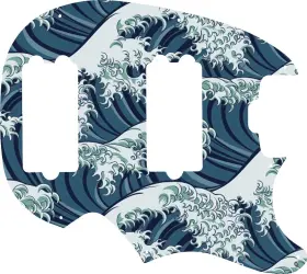 MMCS-13GT02 WD MUSIC Pickguard Classic Sabre Wave Tattoo