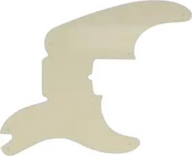 PB60-4055 WD MUSIC Pickguard Fender Precision Bass Parchment
