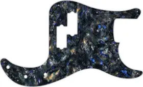 Wd Music Pb62-435 Custom Pickguard For Fender 1962-1964 Precision Bass #35 Black Abalone