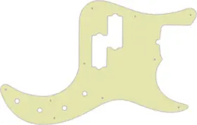 PBAD-434 WD MUSIC Pickguard Fender American Deluxe Fret Bass