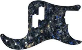 Wd Music Pbap-435 Custom Pickguard For Fender American Performer Precision Bass #35 Black Ab