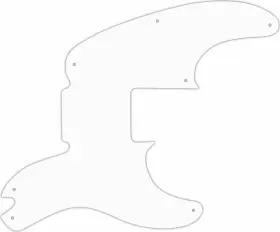 PBMD-402 WD MUSIC Pickguard Fender Mike Dirnt Precision Bass