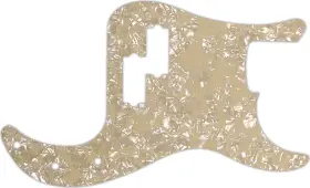 Wd Music Pbs-428c Custom Pickguard For Fender Made In Mexico Standard Precision Bass #28c Cr