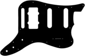 PSB6-138 WD MUSIC Pickguard Fender Pawn Bass Vi Cream