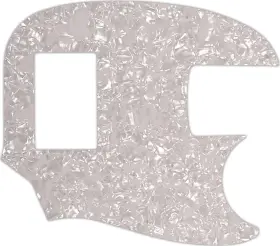 PSMB-1528 WD MUSIC Pickguard Fender Pawn Mustang Bass Pearl