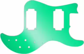 Wd Music Pv-2910gr Custom Pickguard For Peavey T-40 #10gr Green Mirror Wd Music Pv-2910gr Custom Pickguard For Peavey T-40 #10gr Green Mirror