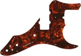 RBJ-405F WD MUSIC Pickguard Fender Roscoe Beck Jazz Bass Tort