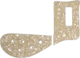 RBT-5128C WD MUSIC Pickguard Rickenbacker Bass Cream Pearl