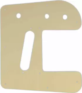 RLS-206 WD MUSIC Pickguard Rogue Lap Steel Guitar Cream RLS-206 WD MUSIC Pickguard Rogue Lap Steel Guitar Cream