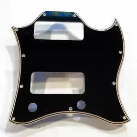 SG-2139WB WD MUSIC Ply Cream Bevel Batwing Pickguard Gibson