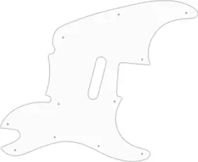 SQU51-1304 WD MUSIC Pickguard Squier Fender