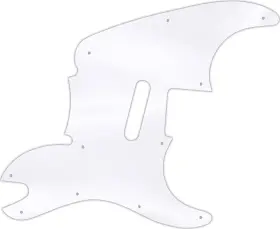SQU51-1345T WD MUSIC Pickguard Squier Fender Acrylic