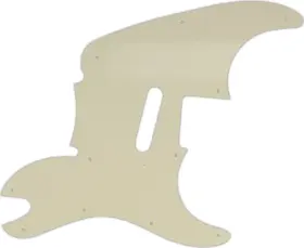 SQU51-1355T WD MUSIC Pickguard Squier Fender Parchment