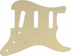 ST-206 WD MUSIC Pickguard Fender Stratocaster Cream