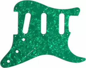 Wd Music St-228gr Custom Pickguard For Fender Stratocaster #28gr Green Pearl/white/black/white Wd Music St-228gr Custom Pickguard For Fender Stratocaster #28gr Green Pearl/white/black/white