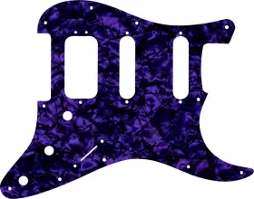 STAUH-1928PR WD MUSIC Pickguard Fender American Ultra Hss Pur