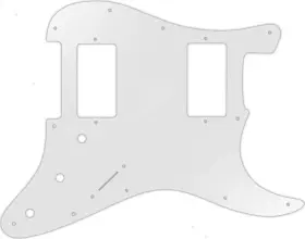 STBT-222 WD MUSIC Pickguard Fender Blacktop Stratocas