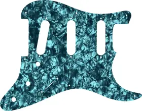STCJ-828AQ WD MUSIC Pickguard Fender Cbs Hole Eric Johnson
