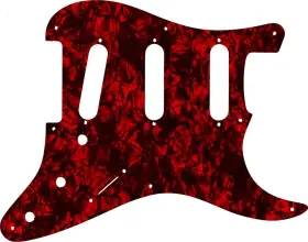 STCJ-828DRP WD MUSIC Pickguard Fender Cbs Hole Eric Johnson