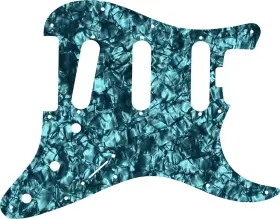 STES-228AQ WD MUSIC Pickguard Fender American Elite Aqua Pea