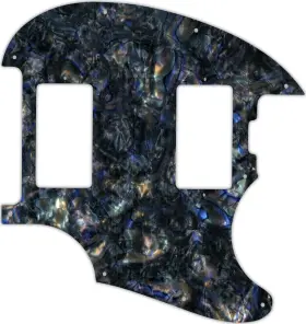 Wd Music Stg-135 Custom Pickguard For Man Stingray Ii #35 Black Abalone