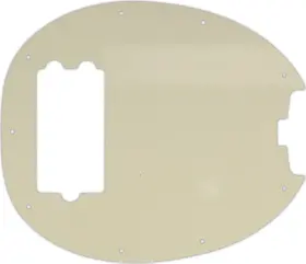 Wd Music Stgb-5355s Custom Pickguard For Man Stingray Classic Bass #55s Parchment Solid