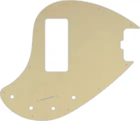 Wd Music Stgb-5406t Custom Pickguard For Man 5 String Stingray 5-h Through Neck Bass Wit