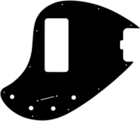 Wd Music Stgb-5409 Custom Pickguard For Man 5 String Stingray 5-h Through Neck Bass Wit