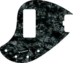 STGB-5428JBK WD MUSIC Pickguard Stingray Neck Bass Wit