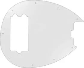 STGB-5522 WD MUSIC Pickguard Sterling Bass Translucent Milk