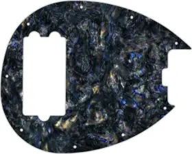 STGB-5535 WD MUSIC Pickguard Sterling Bass Abalone