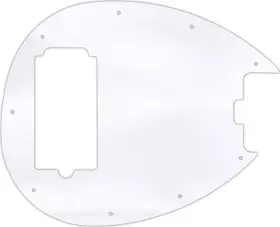 STGB-5745 WD MUSIC Pickguard Sterling Bass Acrylic