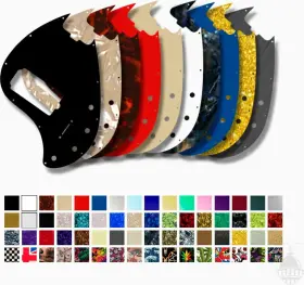 STGB-5800 WD MUSIC Pickguard Stingray Neck Bass