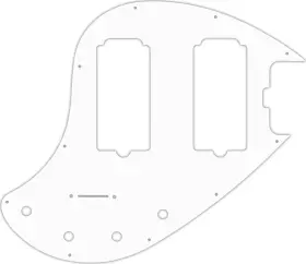 STGB-5902M WD MUSIC Pickguard Stingray Neck Bass