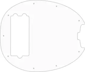 STGB40-1604 WD MUSIC Pickguard Smoothie Stingray Bass