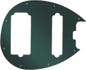 Wd Music Stgb5-1210s Custom Pickguard For Man 5 String Sterling 5-hs Bass #10s Smoke Mirror