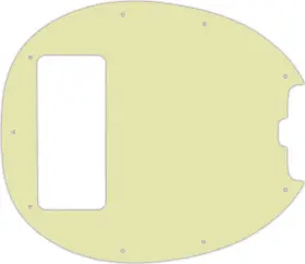 STGB5-5334 WD MUSIC Pickguard Stingray Classic Bass