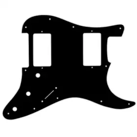 STH-2XX WD MUSIC Pickguard Dual Humbucker Fender Stratocaster