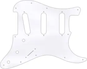 STVD-245T WD MUSIC Pickguard Fender Voodoo Jimi Hendrix