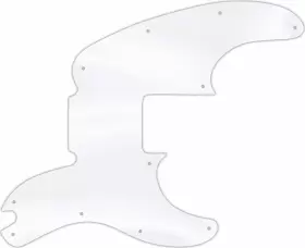 TB-1645T WD MUSIC Pickguard Fender Telecaster Bass Acrylic