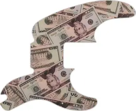 TB-16G16 WD MUSIC Pickguard Fender Telecaster Bass Graphic