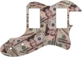 TE-25G16 WD MUSIC Pickguard Fender Telecaster Thinline Hum