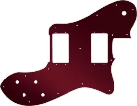 TE-2610R WD MUSIC Pickguard Fender Telecaster Deluxe