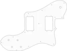 TED-0402M WD MUSIC Pickguard Fender Telecaster Del
